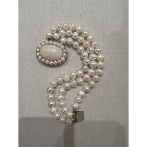 Fresh Water Pearl Chain Linked Bracelet